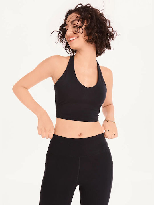 DKNY Top de Damă Crop fără Mâneci Negru