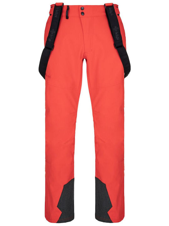 Kilpi Rhea-M SM0409KI-RED Ανδρικό Παντελόνι Σκι & Snowboard Soft Shell Κόκκινο