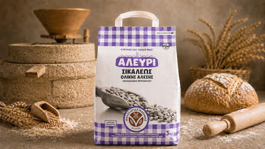 Μύλοι Αγίας Μαρίνας Αλεύρι Σίκαλης Ολικής Άλεσης 3kg