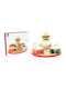 JK Home Decoration Set Christmas Bowls Porcelain Multicolored 6pcs