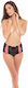 Rene Rofe Γυναικείο Sexy String Αυτοκινήτου Escape Artist Lace Crotchless Hipster Black