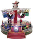 Lianos Christmas Illuminated Decorative Carousel with Music and Movement 28x26x22cm.