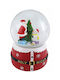 Christmas Snowball Illuminated with Balls 6.5x6.5x9cm