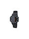 Kids Digital Watch with Rubber/Plastic Strap Black