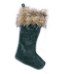 Christmas Decorative Polyester Green Socks L27x...