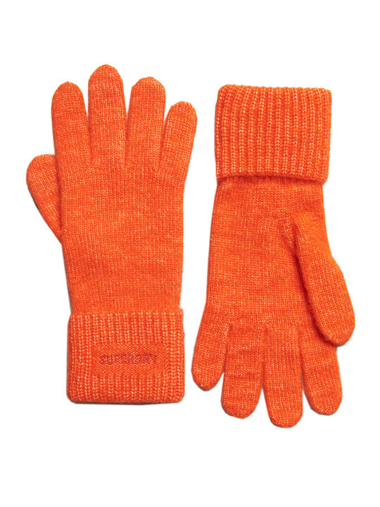 Flame Orange Женски Плетено Ръкавици