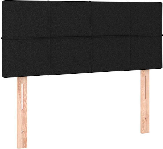 vidaXL Fabric Bed Headboard Black 90x88cm
