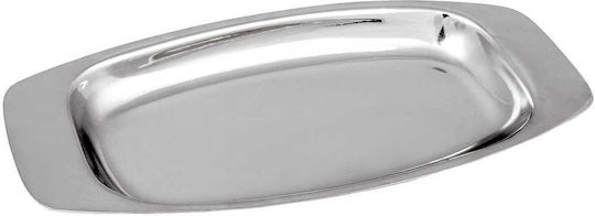 Max Home Rectangulars Stainless Steel Serving Platter Silver 17cm Max Home Rectangulars Stainless Steel Serving Platter Silver 17cm