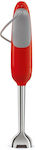 Smeg Hand Blender with Stainless Rod 700W Red