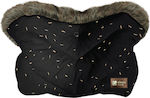 Kikka Boo Γάντια Καροτσιού Μαύρα Luxury Fur