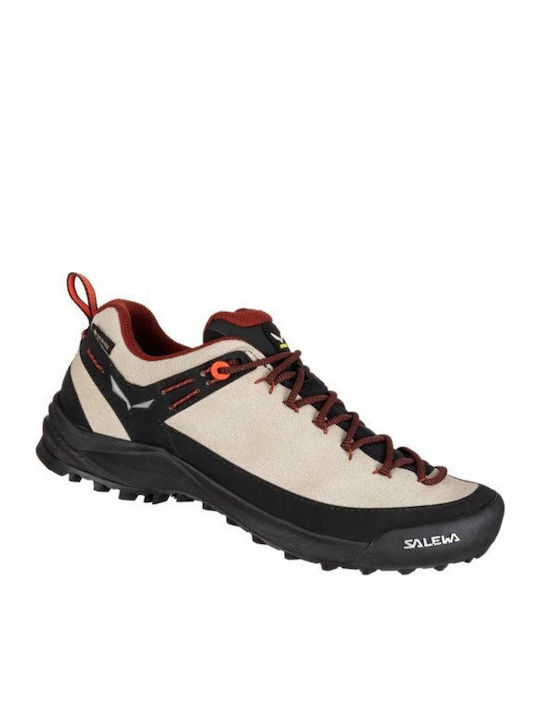 Salewa Wildfire GTX Γυναικεία Ορειβατικά Παπούτσια Αδιάβροχα με Μεμβράνη Gore-Tex Μπεζ