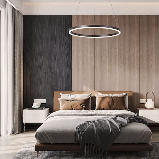 Lightex Caterina Pendant Light Brown 60cm
