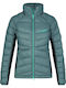 Actis Kurz Damen Puffer Jacke Wasserdicht und Winddicht für Winter Grün