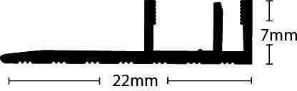 Newplan Profile Aluminum 275x2.2cm