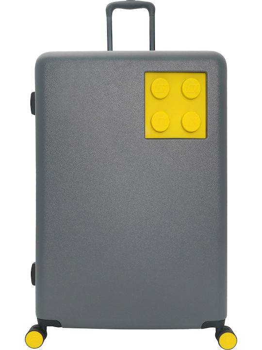 LEGO Brick Valiză Medie De Călătorie Dură Gri Cu 4 Roți Înălțime 65cm