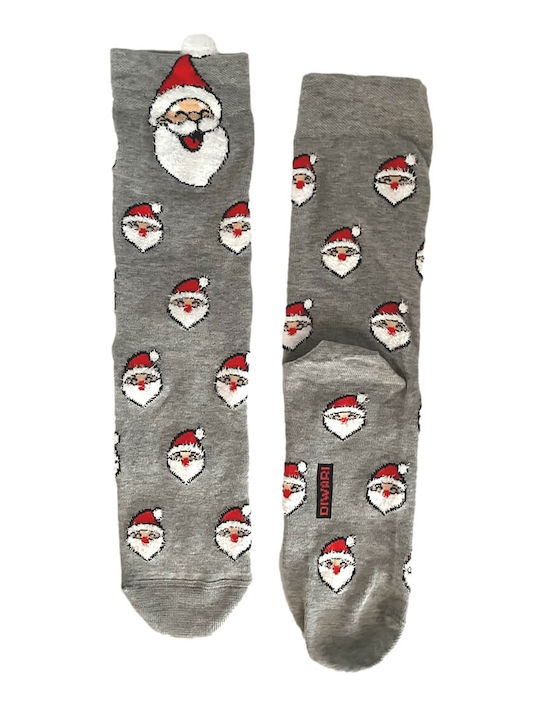 Diwari Männliche Weihnachten Socken Grau