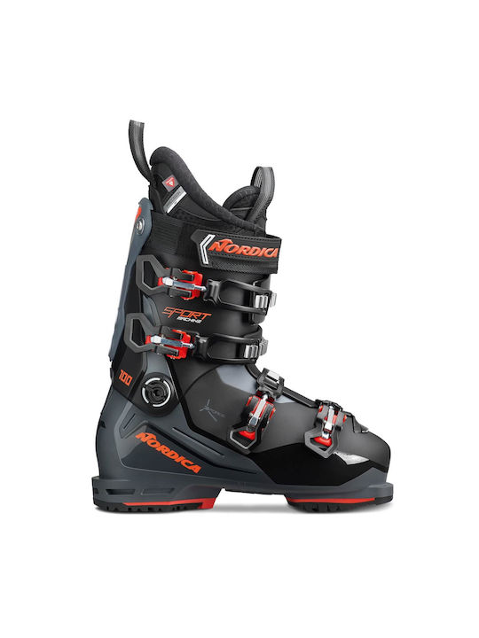 Nordica Sportmachine 3 100 Unisex Ski Boots Grey/Red
