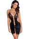 Casmir Lingerie Summer Women's Nightdress Black Meredith