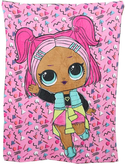 MGA Entertainment Blanket Fleece L.O.L. Surprise Pink 90x120cm
