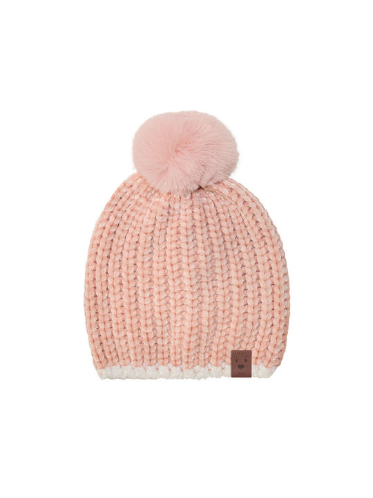 Stamion Kids Beanie Knitted Pink