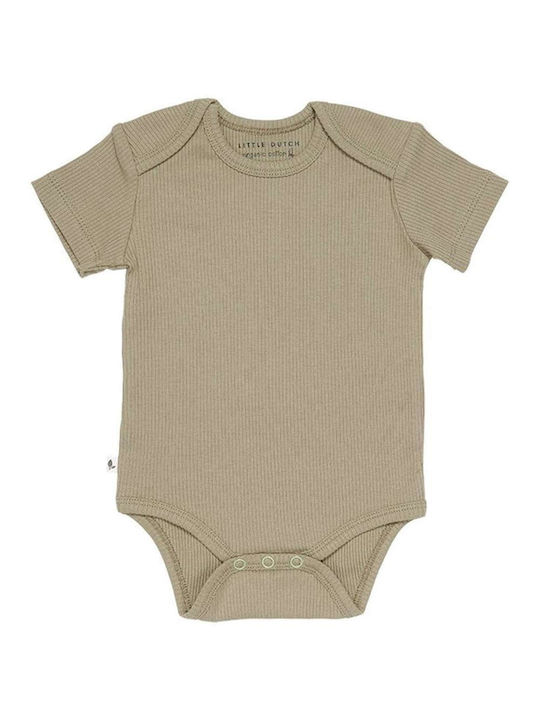 Little Dutch Baby Bodysuit Set Short-Sleeved Green