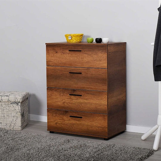 Ξύλινη Συρταριέρα Γραφείου Καρυδί 73x44x96cm