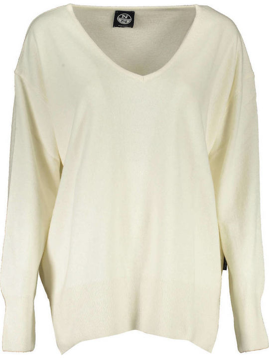 North Sails Women's Long Sleeve Sweater Woolen ...
