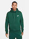 Club Sweatshirt Fleece with Hood Green