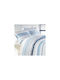 TnS Pillowcase Set with Envelope Cover Blue 52x72cm.