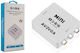S-Link SL-AV315 Конвертор RCA женски към VGA женски Бял 1бр