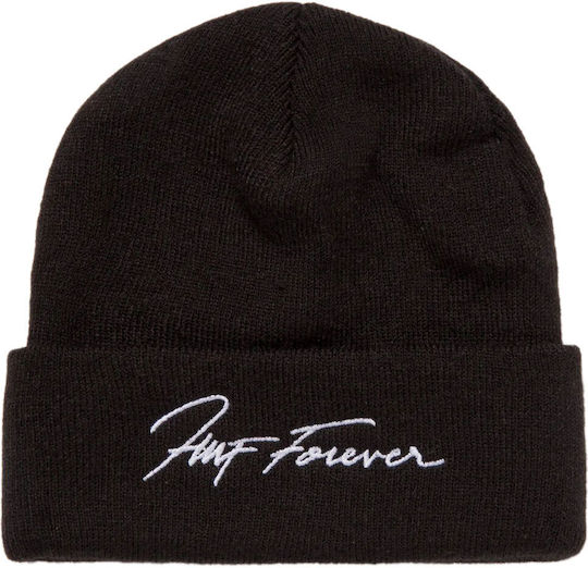 Forever Beanie Masculin Căciulă Tricotat în culoarea Negru