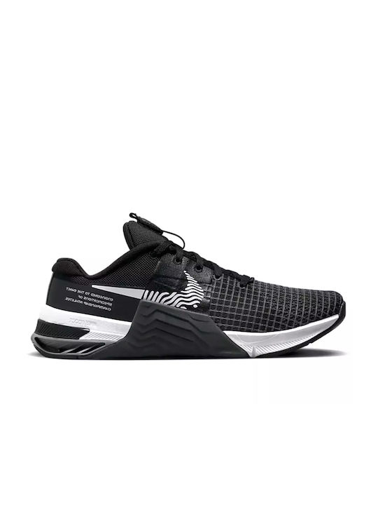 Nike Metcon 8 Γυναικεία Αθλητικά Παπούτσια για Προπόνηση & Γυμναστήριο Black / Dark Smoke Grey / Smoke Grey / White