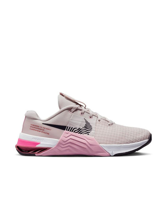 Nike Metcon 8 Γυναικεία Αθλητικά Παπούτσια για Προπόνηση & Γυμναστήριο Barely Rose / Pink Rise / Canyon Rust / Cave Purple