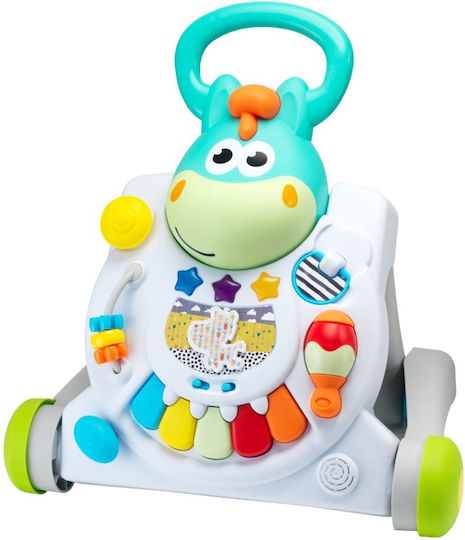 Infantino Walk & Play Pony Animal For 6+ Months With Sounds Multicolour