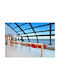 Slamp Hugo Pendant Light White Rail 100cm