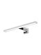 Geyer Modern Leuchte Badezimmer mit Integrierter LED und Neutralweißes Licht Silber 30cm