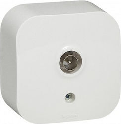 Legrand Forix 20 Πρίζα Κεραίας Τηλεόρασης Τερματική σε Λευκό χρώμα 782415