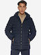 Χειμωνιάτικο Μπουφάν Puffer Navy Μπλε