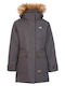 Kinderjacken & Winterjacken Kurzes Parka mit Kapuze Graues