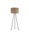 TK Lighting Juta Vintage Floor Lamp H159xW50cm. with Socket for Bulb E27 Brown