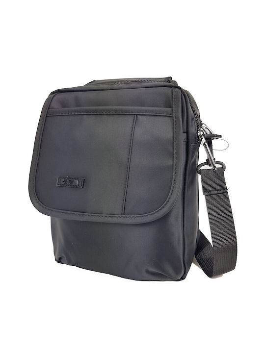 RCM Τσαντάκι Ώμου 20611 L Ανδρική Τσάντα Ώμου / Χιαστί σε Μαύρο χρώμα