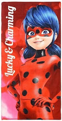 Children's Towel Ladybug Miraculous Red