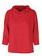Volcano L‑GINA wide collar blouse - Red