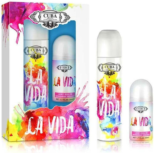 Cuba La Vida Damen Set mit Eau de Parfum 2Stück