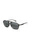 Maui Jim Wedges Men's Sunglasses with Black Plastic Frame and Gray Polarized Lens 880-02