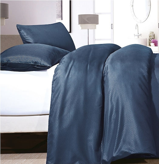 Zensation Σετ Μονή 140x220cm Σατέν Navy Zensation Σετ Μονή 140x220cm Σατέν Navy