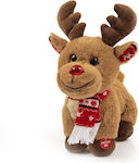 Plush Ελαφάκι Christmas with Sound for 3+ Years 30 cm