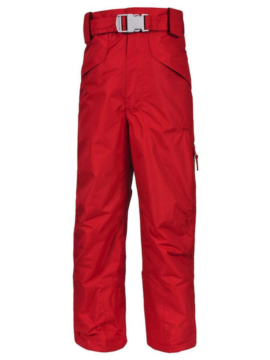 Trespass UCBTSKE20004-RED Παιδικό Παντελόνι Σκι & Snowboard Κόκκινο