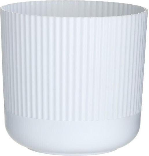 Click Ghiveci Plastic Alb 16x16x15εκ.