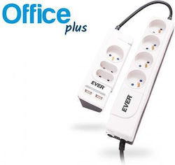 Ever Office Plus Steckdosenleiste Aσφαλείας 7 Θέσεων mit Kabel 1.8m Ever Office Plus Steckdosenleiste Aσφαλείας 7 Θέσεων mit Kabel 1.8m